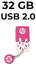 Pendrive Flash Drive 32GB HP v178p Pink USB 2.0 2